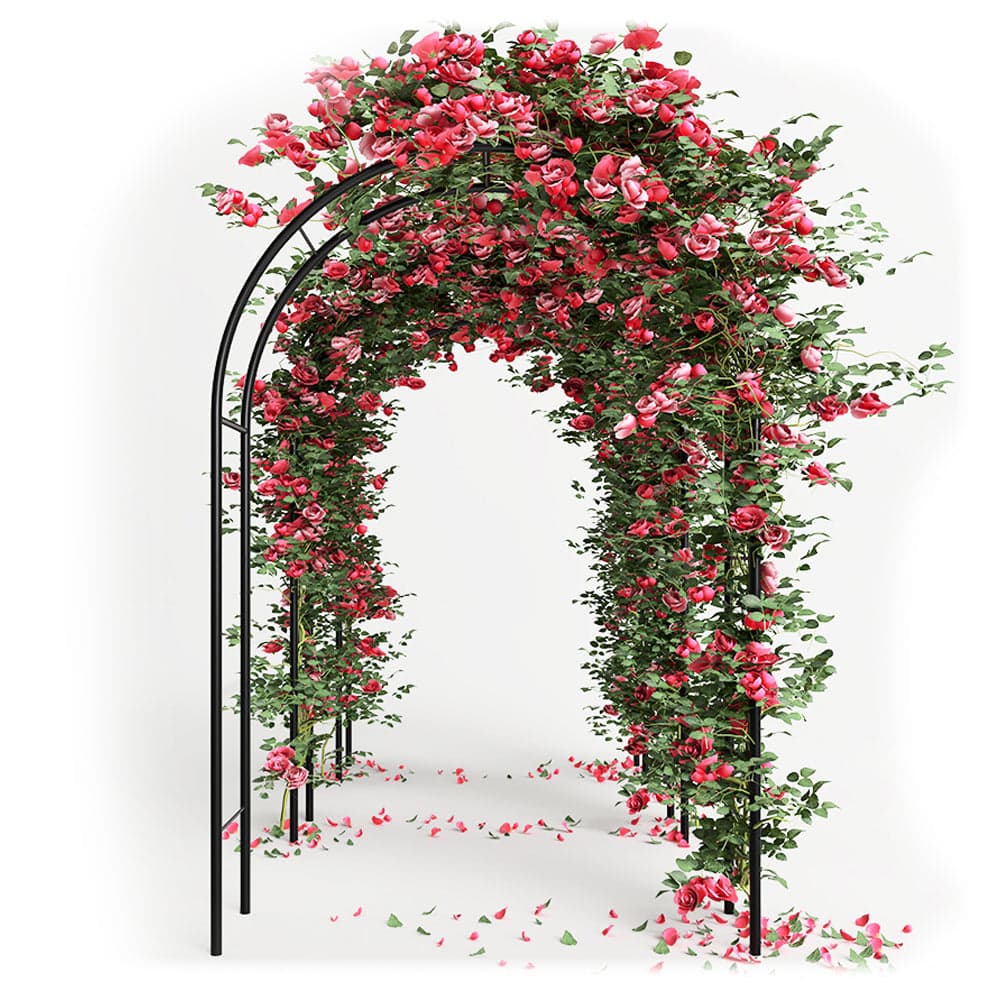 Arco in Ferro da Giardino per Piante Rampicanti Decorazione Terrazzo 140x240 cm in Pergolati Danyx - Casoria, commercioVirtuoso.it
