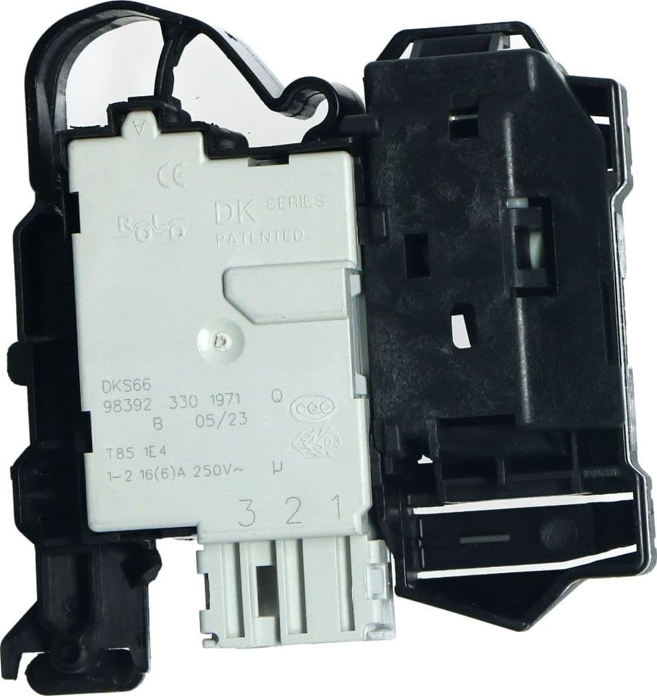 ELETTROSERRATURA BLOCCOPORTA LAVATRICE WHIRLPOOL 481010602648 INDESIT C00375005 in prodotto EuroStore07 - Alatri, commercioVirtuoso.it