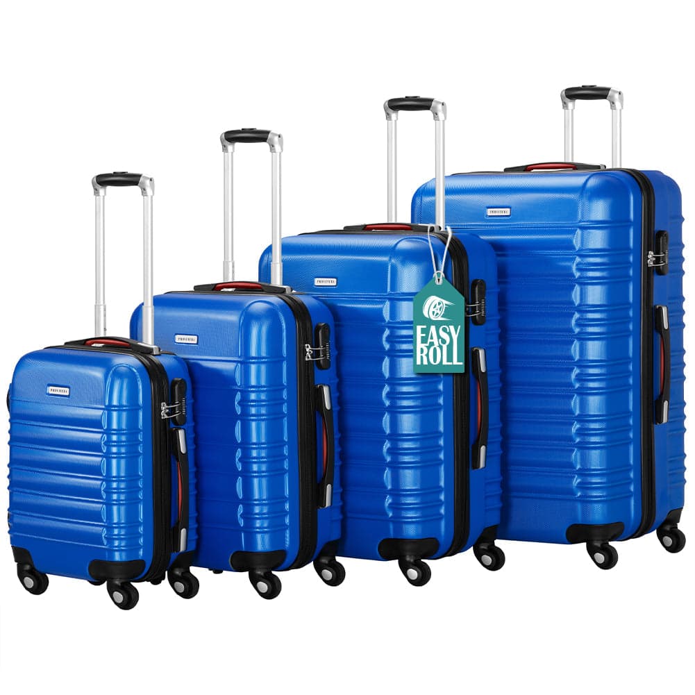 Set 4 Valigie Rigide Ruote Easy roll, Bagaglio mano e viaggio, Trolley Resistente in Bagaglio a mano Danyx - Casoria, commercioVirtuoso.it