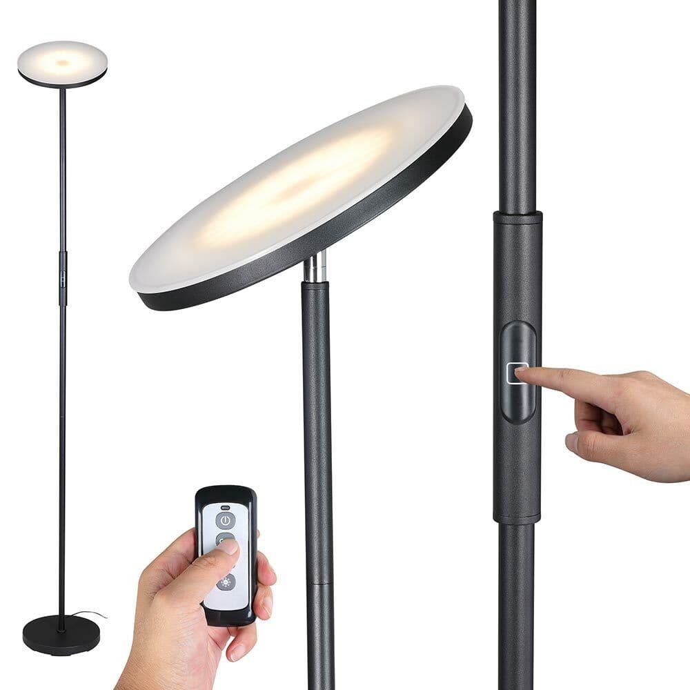 Lampada Piantana Led Dimmerabile 30W 2500LM Telecomando e Luce Regolabile H175cm in Lampade da terra Danyx - Casoria, commercioVirtuoso.it