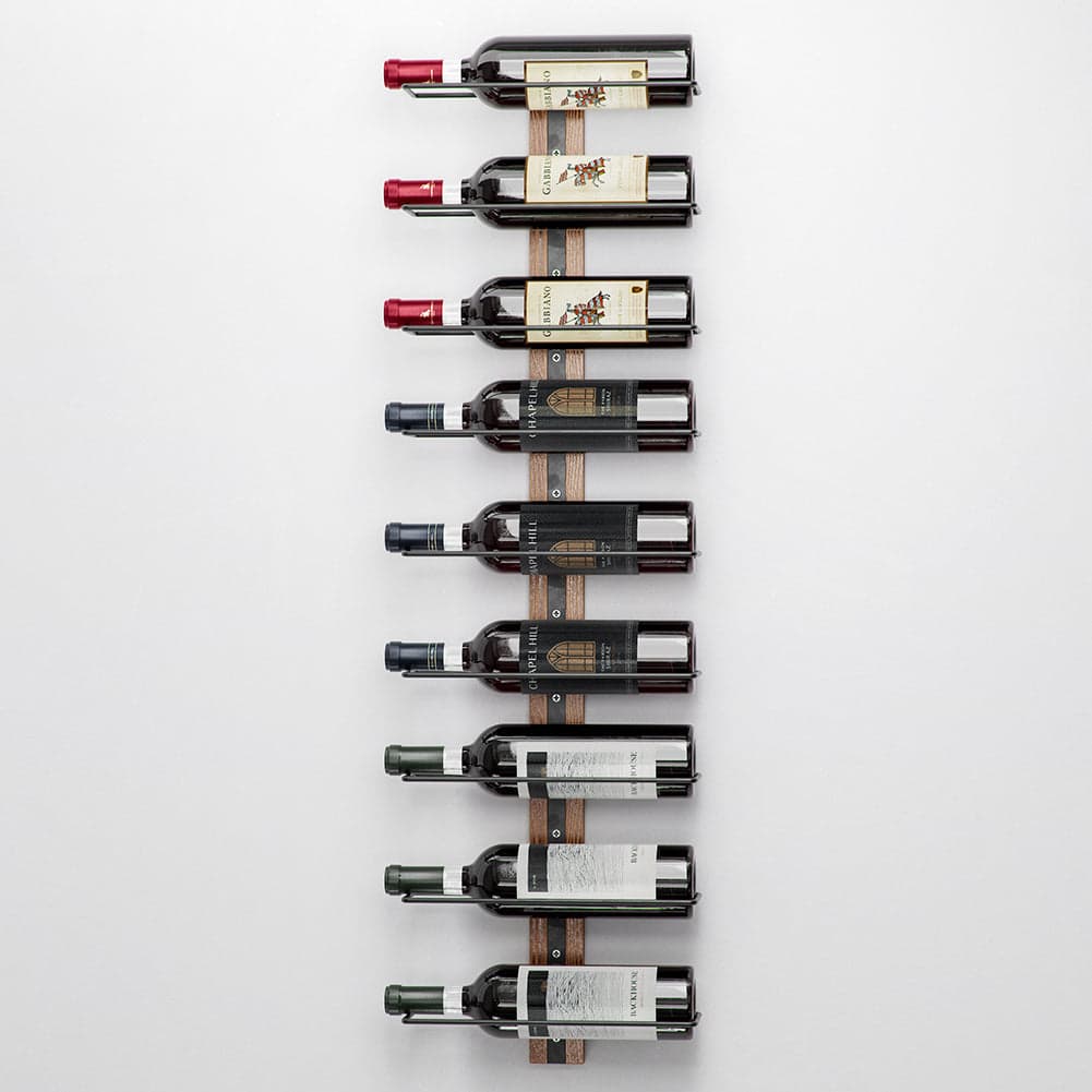 Set 3 Portabottiglie da Muro in Ferro e Legno Stile Industriale per vino da 750 ml in Porta bottiglie da vino Danyx - Casoria, commercioVirtuoso.it