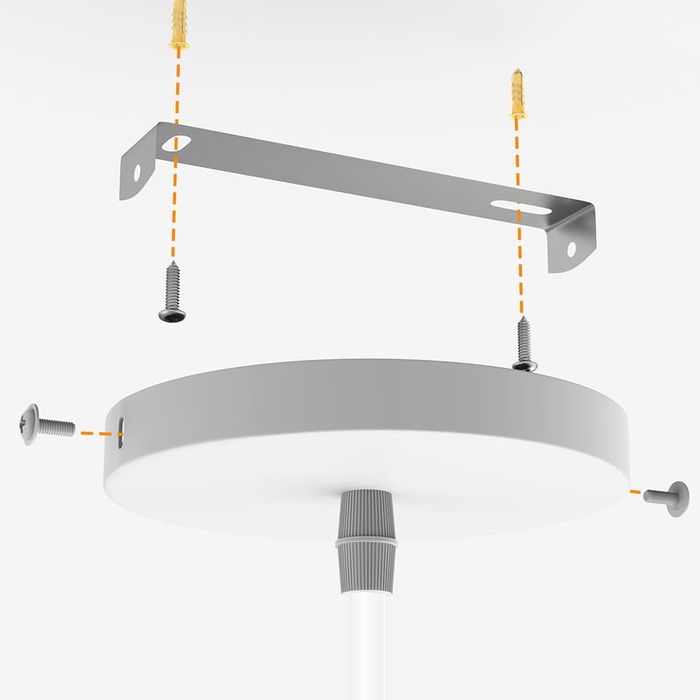 Lampadario Sospensione Piramide 25cm Metallo E27 Design Moderno Bianco in Lampade a sospensione Danyx - Casoria, commercioVirtuoso.it