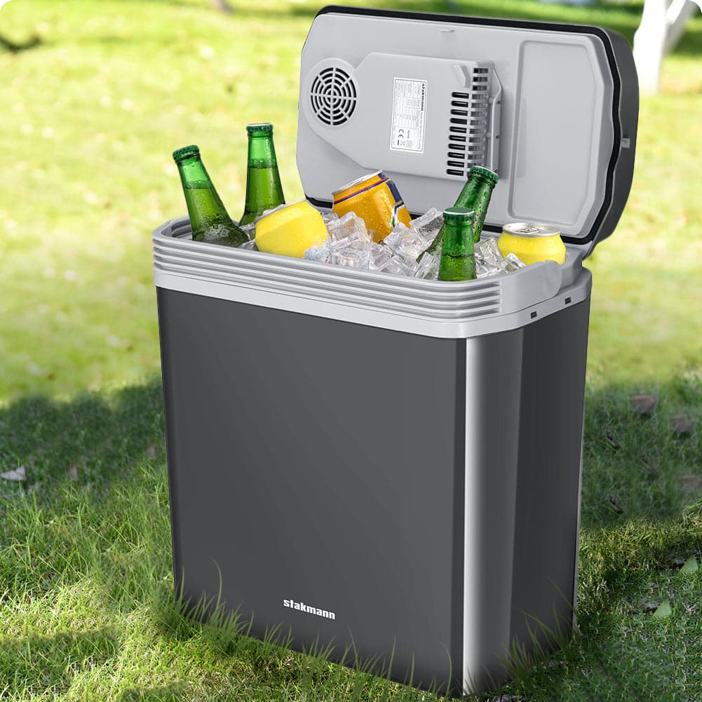Frigorifero Elettrico Portatile 24LT Caldo Freddo 12v 230v Auto Camper Casa Grigio in Frigoriferi Danyx - Casoria, commercioVirtuoso.it