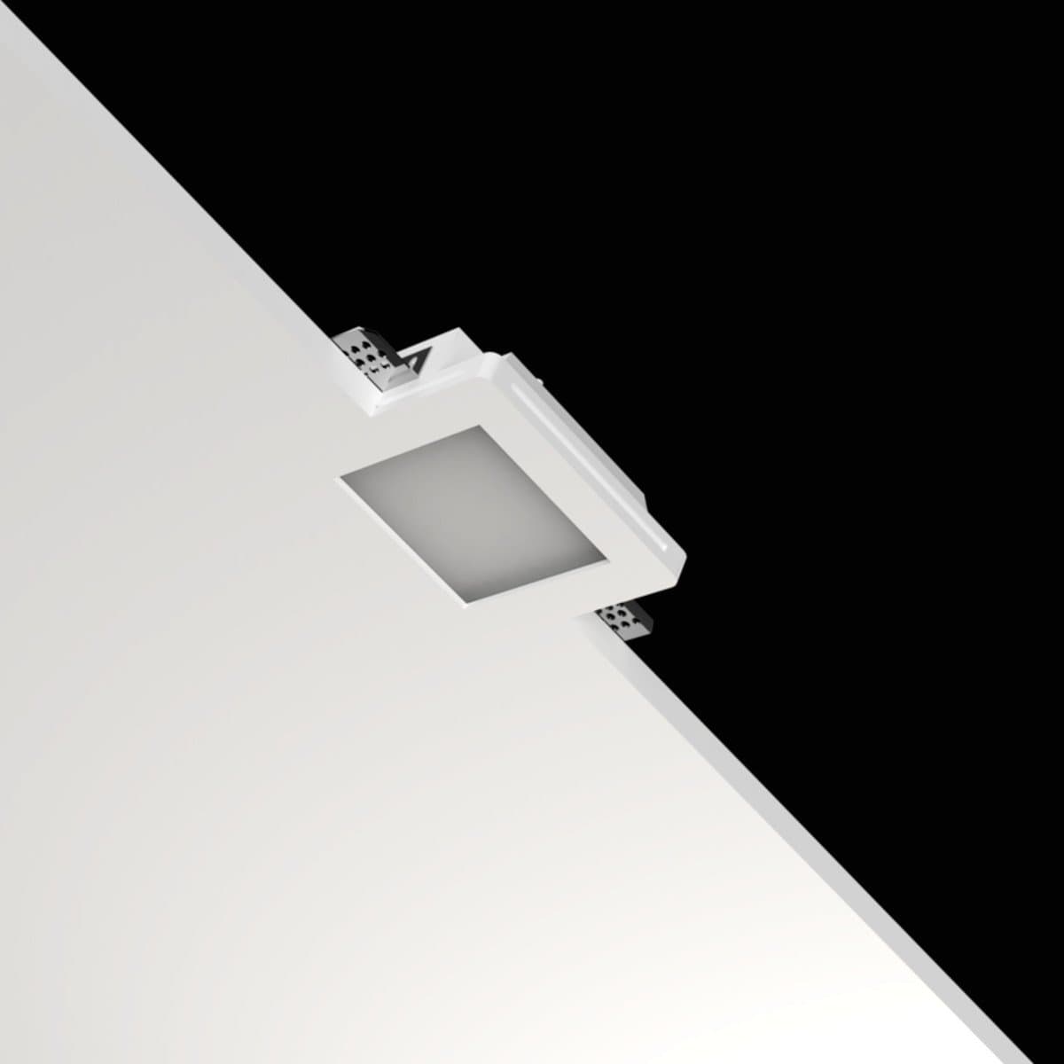 Faretto incasso Lampadari Bartalini ASOR SLIM C13 GU10 LED gesso plexiglas verniciabile in Faretti da soffitto Lampadari Bartalini - Colle di Val d’Elsa, commercioVirtuoso.it
