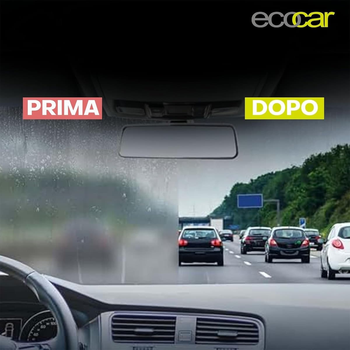 Ecocar - 1 Spazzola Tergicristallo Anteriore - con Lama in Gomma in Spazzole di ricambio Masterbrico - Longobardi, commercioVirtuoso.it