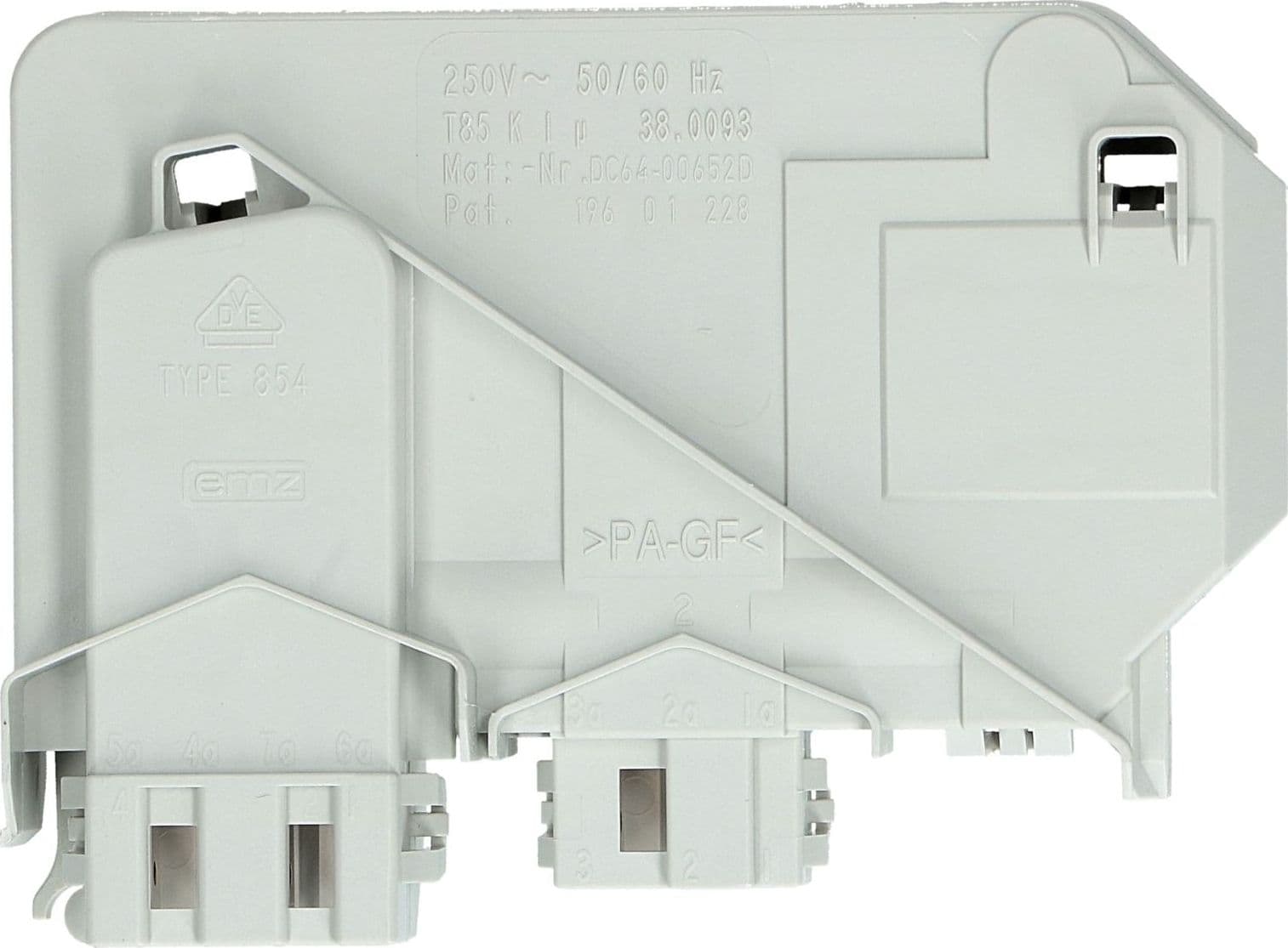 ELETTROSERRATURA BLOCCAPORTA OBLO SAMSUNG (DC64-00652A, DC64-00652D) in prodotto EuroStore07 - Alatri, commercioVirtuoso.it
