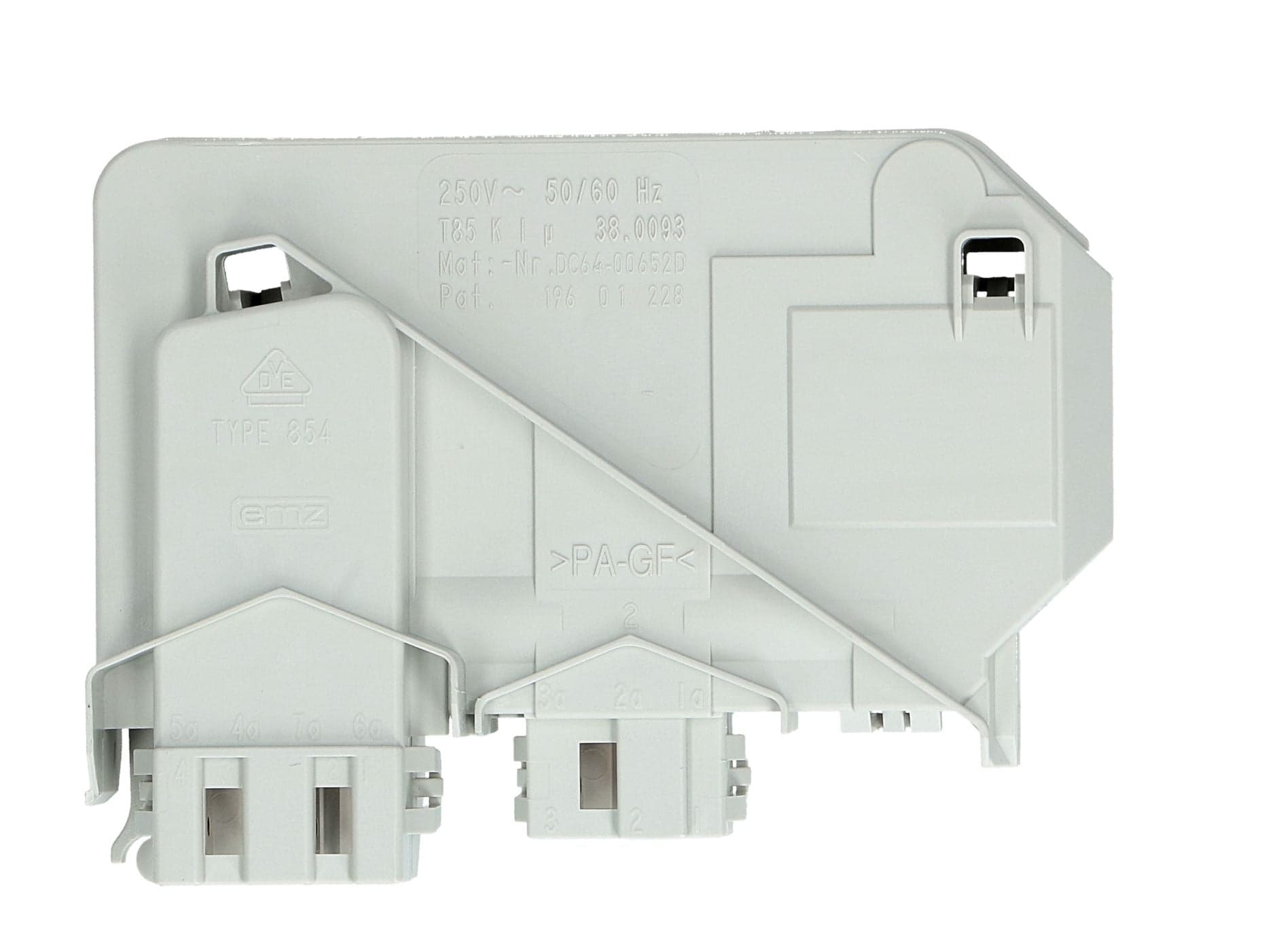 ELETTROSERRATURA BLOCCAPORTA OBLO SAMSUNG (DC64-00652A, DC64-00652D) in prodotto EuroStore07 - Alatri, commercioVirtuoso.it