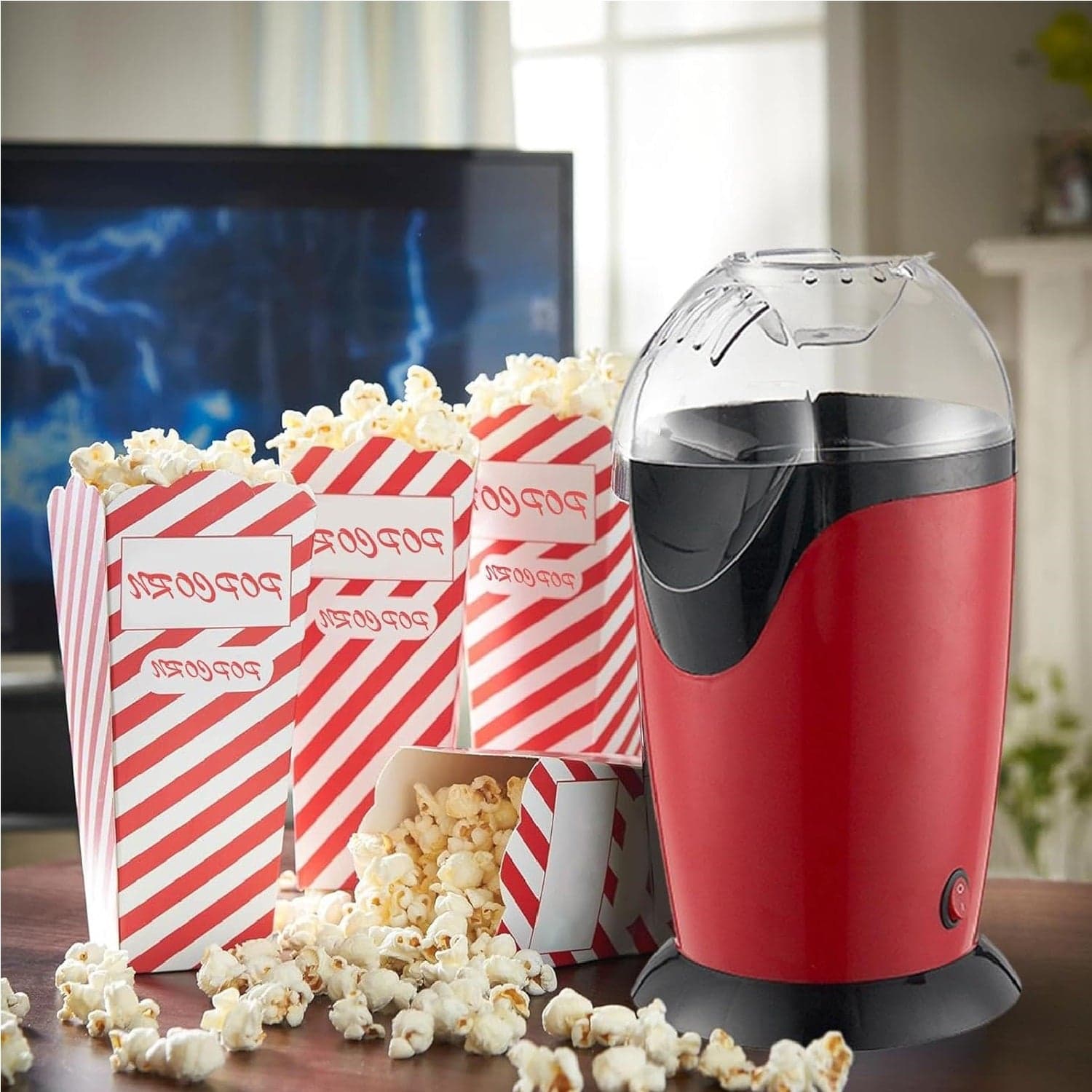 Macchina Popcorn Elettrica 1200W Popcorn Senza Olio pronti in 2 minuti H32.5cm in Macchine per Pop-corn Danyx - Casoria, commercioVirtuoso.it