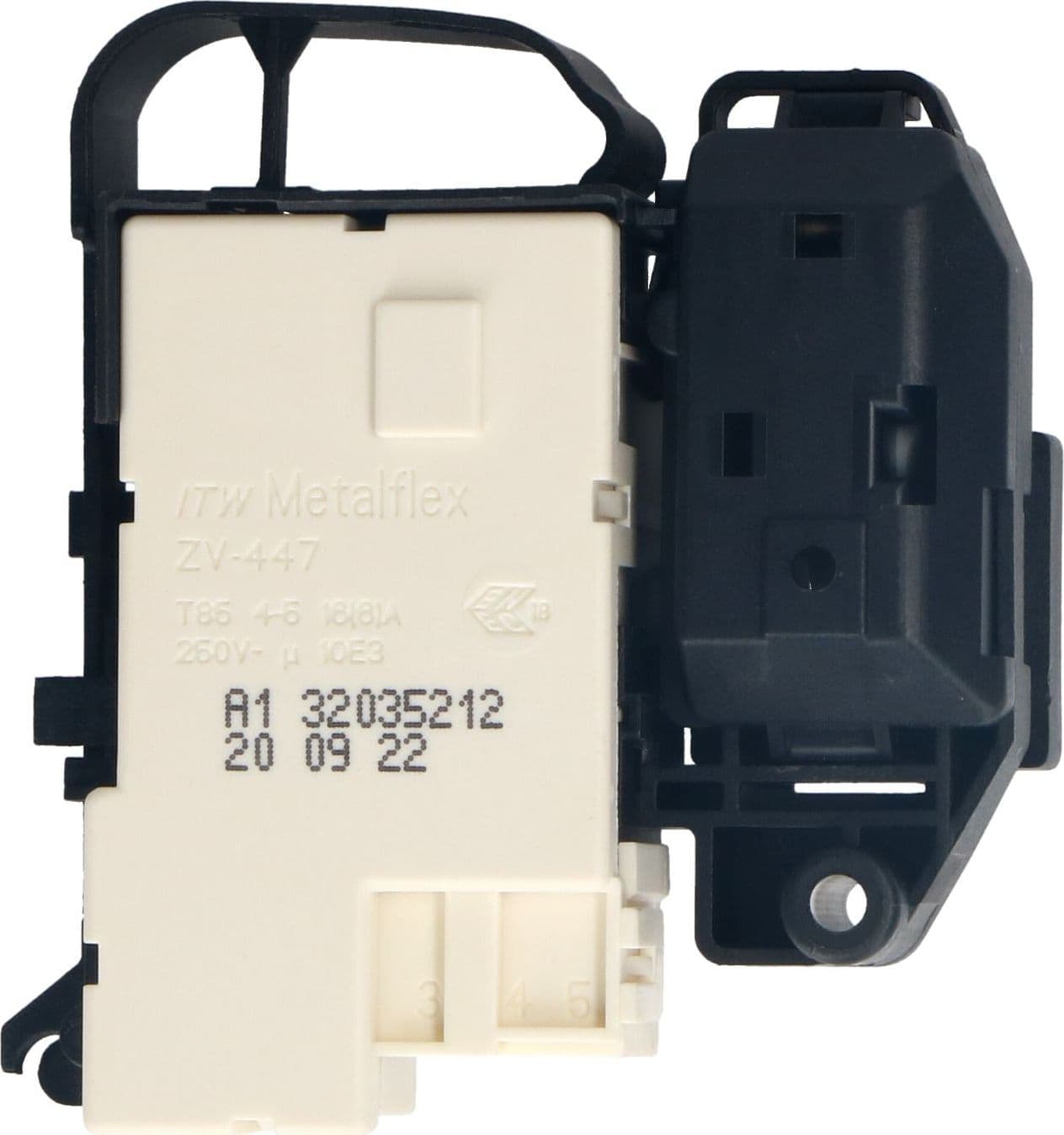 ELETTROSERRATURA BLOCCOPORTA LAVATRICE VESTEL (32024045, 32035212) ZV447A1 in prodotto EuroStore07 - Alatri, commercioVirtuoso.it