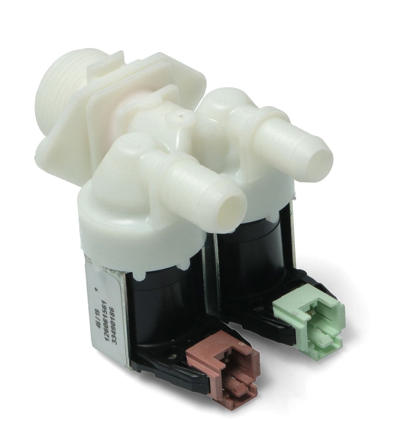 ELETTROVALVOLA 2 VIE 180° LAVATRICE ELECTROLUX 126061561 - 132518600 - 379226210 in prodotto EuroStore07 - Alatri, commercioVirtuoso.it