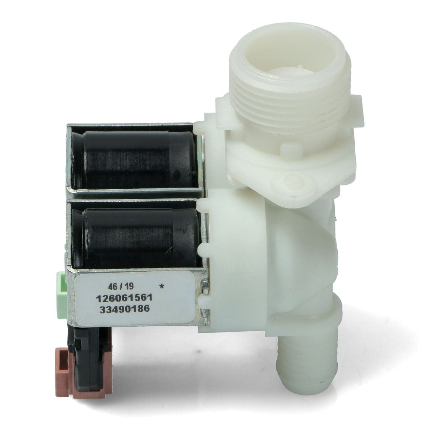 ELETTROVALVOLA 2 VIE 180° LAVATRICE ELECTROLUX 1325186110, 8074876312 8074876353 in prodotto EuroStore07 - Alatri, commercioVirtuoso.it