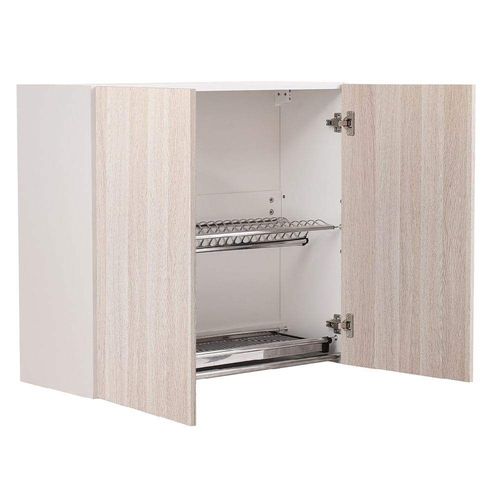 Pensile da Cucina Scolapiatti Sistema Raccogli Gocce Mobile Colore Olmo 80 cm in Scolapiatti Danyx - Casoria, commercioVirtuoso.it