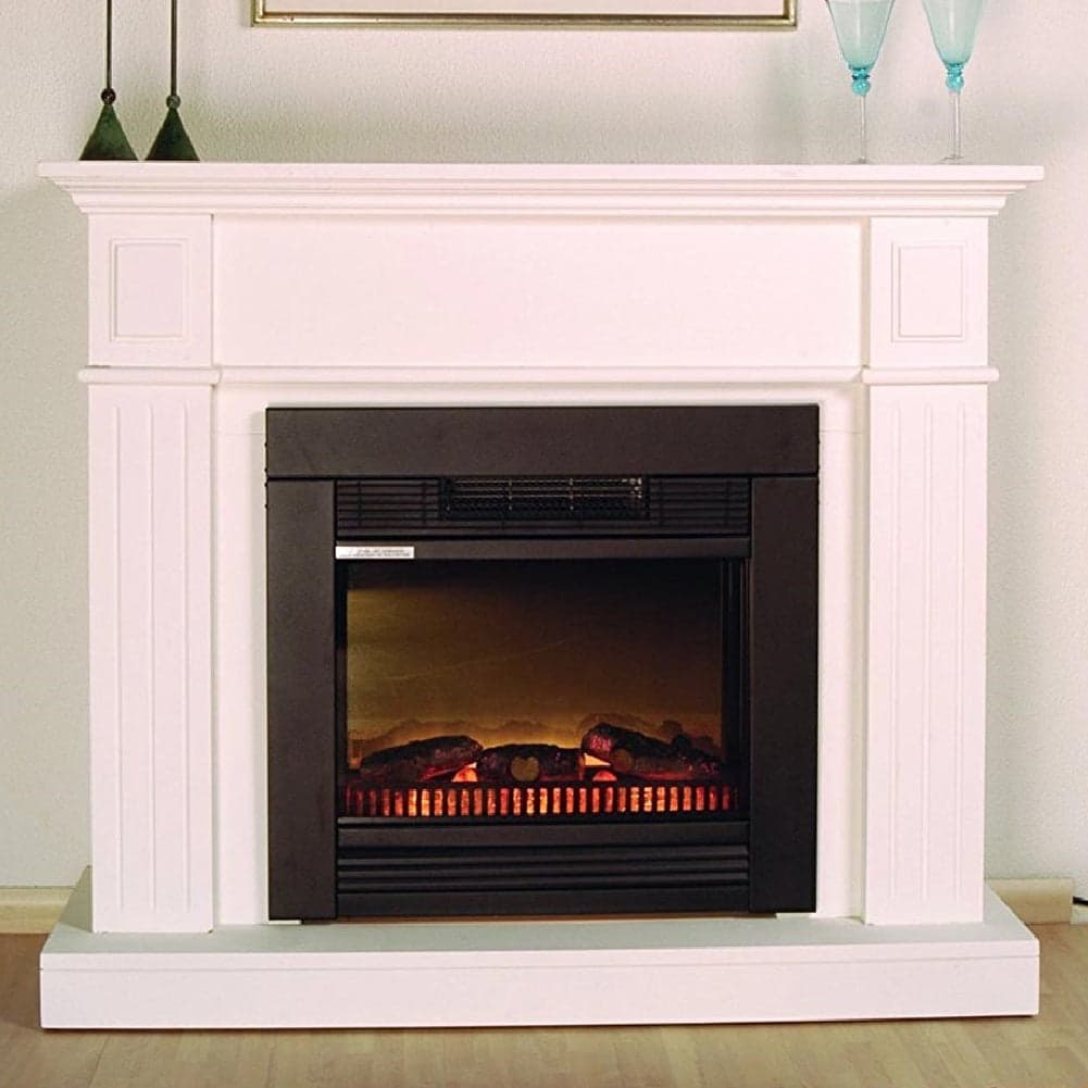 Camino Elettrico con Mobile in Legno 1800W Effetto Fuoco 2Livelli 110x96x36cm in Caminetti elettrici Danyx - Casoria, commercioVirtuoso.it