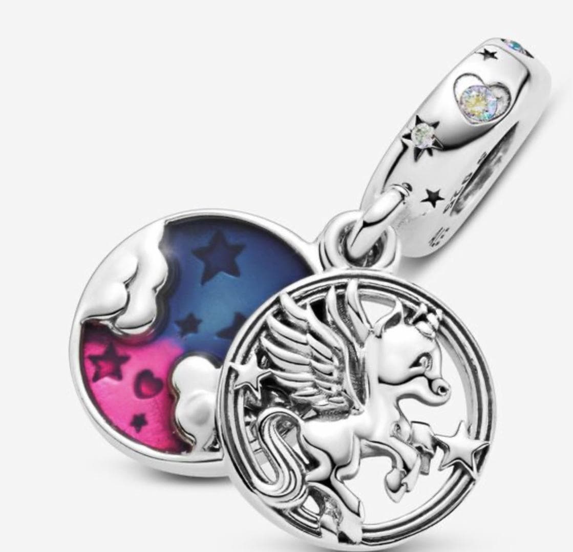 Pandora Charm pendente doppio Unicorno magico in Bead Charm Alba Gioielli - Casoria, commercioVirtuoso.it