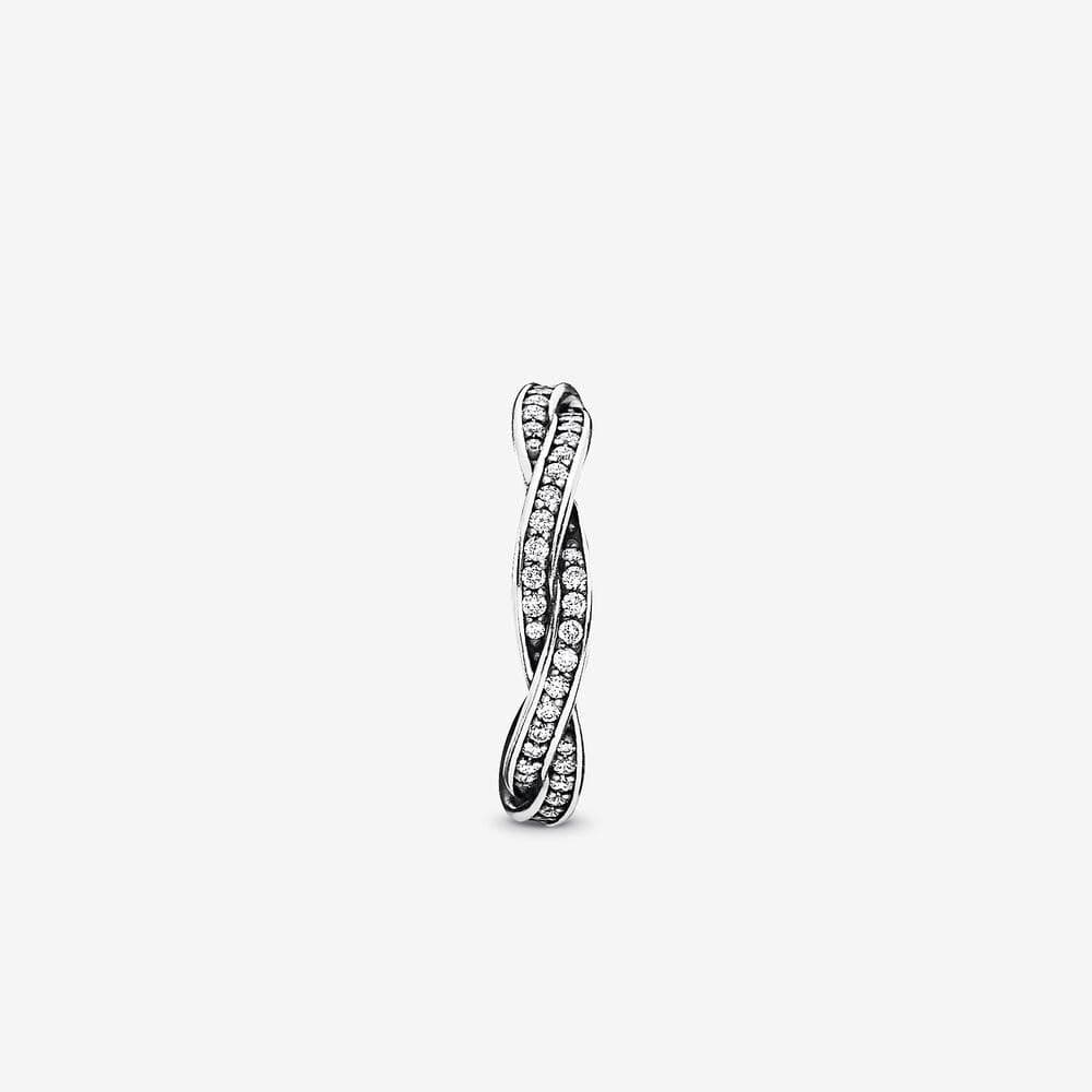 Pandora Anello Linee intrecciate scintillante in Anelli Alba Gioielli - Casoria, commercioVirtuoso.it