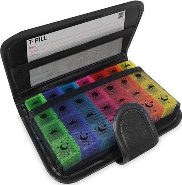 Porta pillole Tex TP 456 T PILL Color Book 28 scomparti