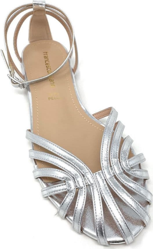 Francesco Milano ballerina ragnetto laminato argento C11 06N in Ballerine Teresi Calzature - Marsala, commercioVirtuoso.it