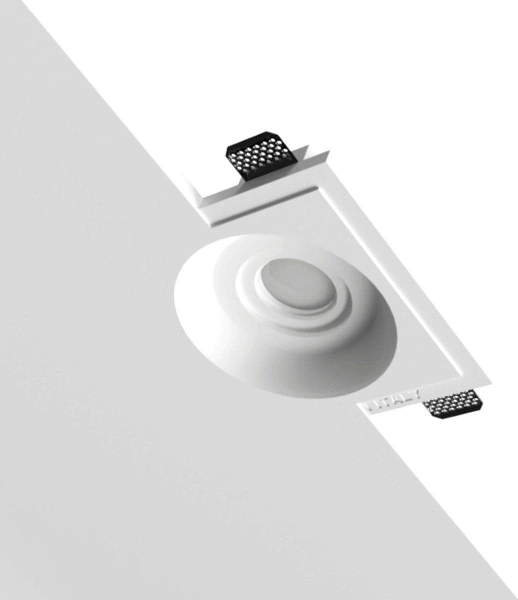 Faretto incasso Lampadari Bartalini YALLEV 079 GU10 LED gesso verniciabile in Faretti da soffitto Lampadari Bartalini - Colle di Val d’Elsa, commercioVirtuoso.it