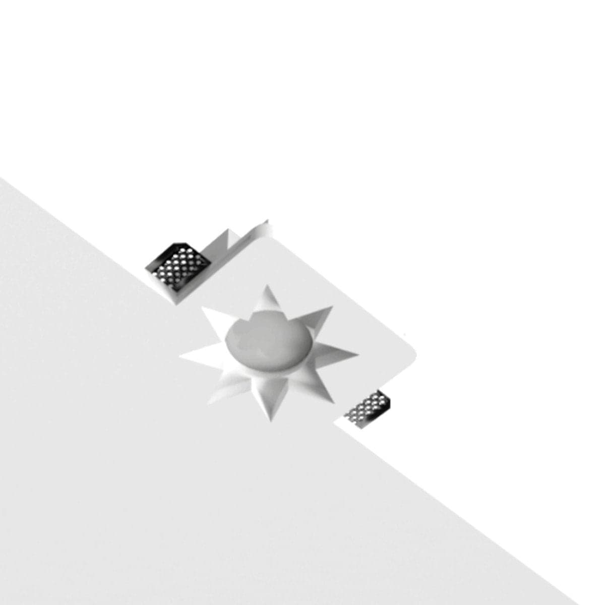 Faretto incasso Lampadari Bartalini RATS 088 GU10 LED gesso verniciabile in Faretti da muro Lampadari Bartalini - Colle di Val d’Elsa, commercioVirtuoso.it