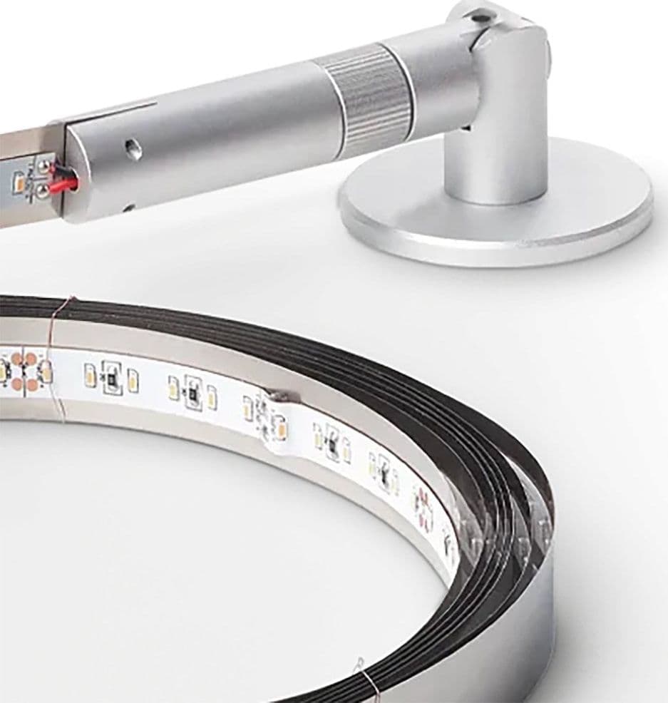 Nastro flessibile acciaio da esterno completa di striscia led Ideal Lux TESI 20MM 258300 ACCIAIO 5MT 50W IP65 in Nastri LED Lampadari Bartalini - Colle di Val d’Elsa, commercioVirtuoso.it