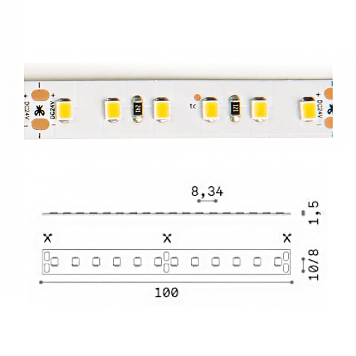 Nastro flessibile acciaio da esterno completa di striscia led Ideal Lux TESI 20MM 302263 NERO 5MT 50W IP65 in Nastri LED Lampadari Bartalini - Colle di Val d’Elsa, commercioVirtuoso.it