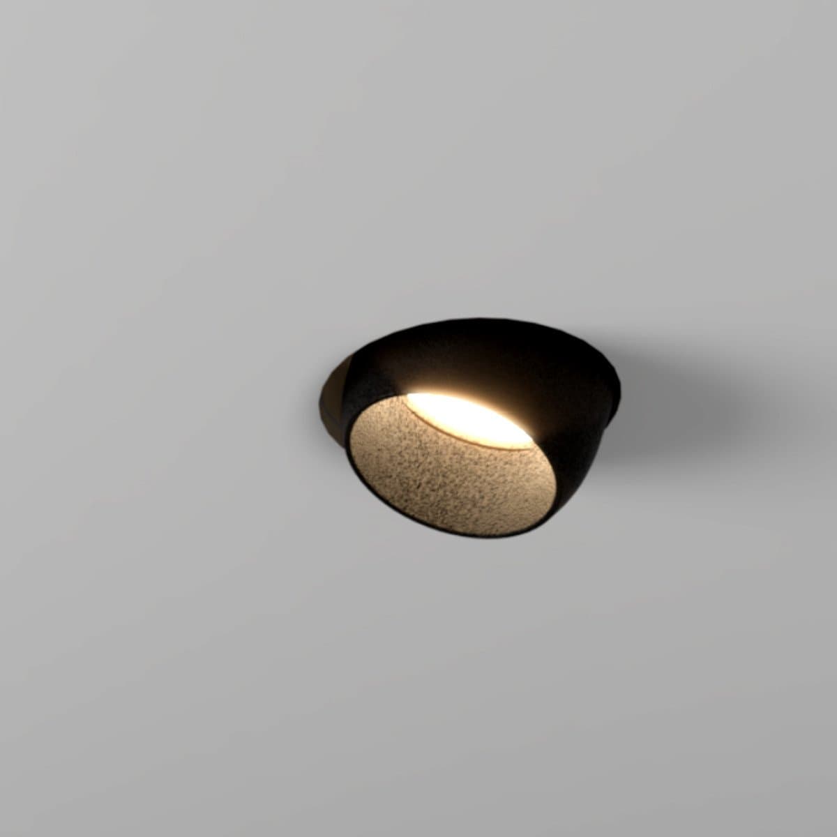 Faretto incasso Lampadari Bartalini THGILOTOR NER GU10 LED gesso verniciabile metallo in Faretti da muro Lampadari Bartalini - Colle di Val d’Elsa, commercioVirtuoso.it