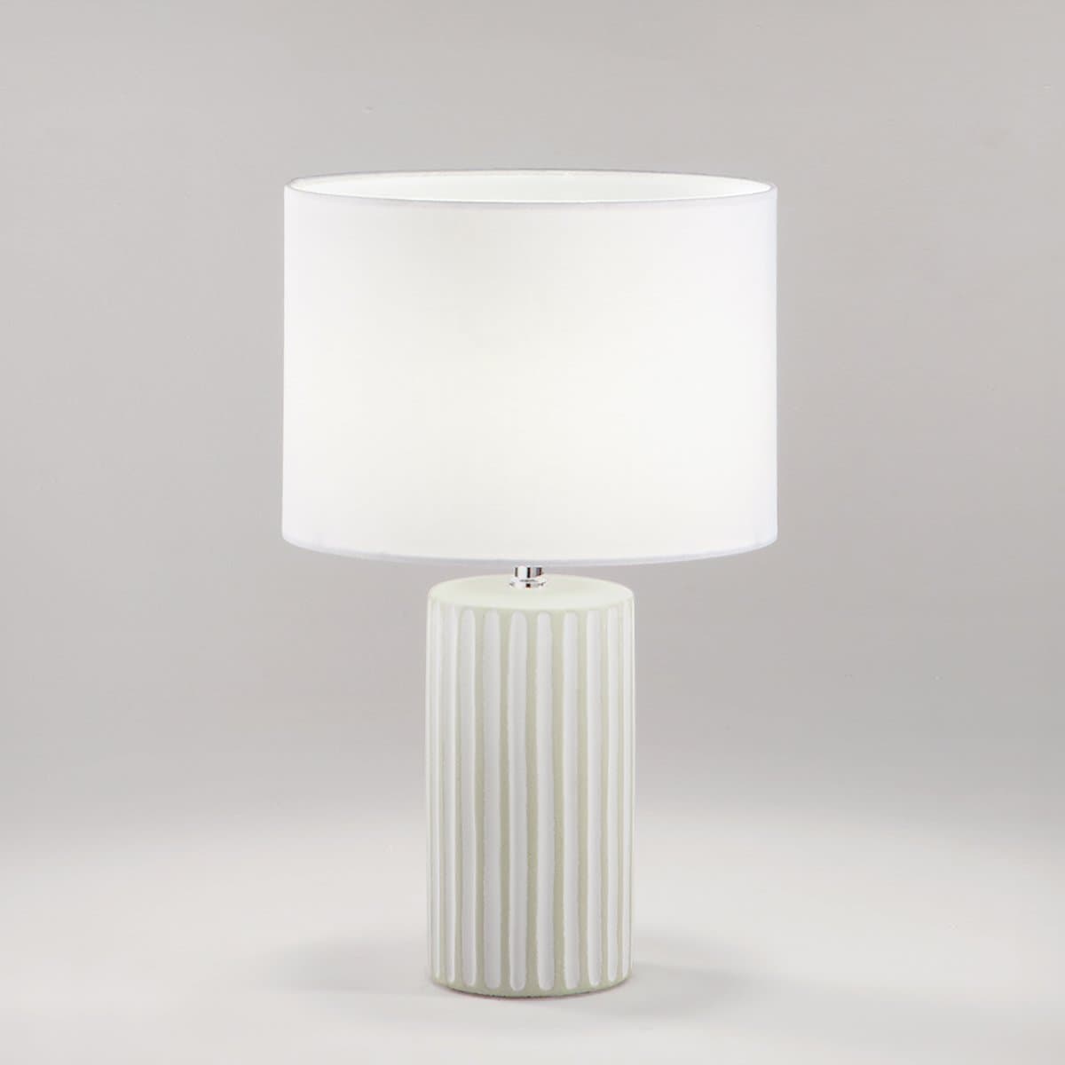 Abat-jour classica Perenz TRIBALE 8288 E27 LED paralume tessuto bianco ceramica colorata in Lampade da tavolo e abat-jour Lampadari Bartalini - Colle di Val d’Elsa, commercioVirtuoso.it