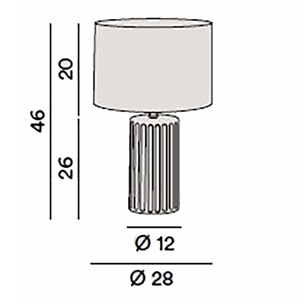 Abat-jour classica Perenz TRIBALE 8288 E27 LED paralume tessuto bianco ceramica colorata in Lampade da tavolo e abat-jour Lampadari Bartalini - Colle di Val d’Elsa, commercioVirtuoso.it