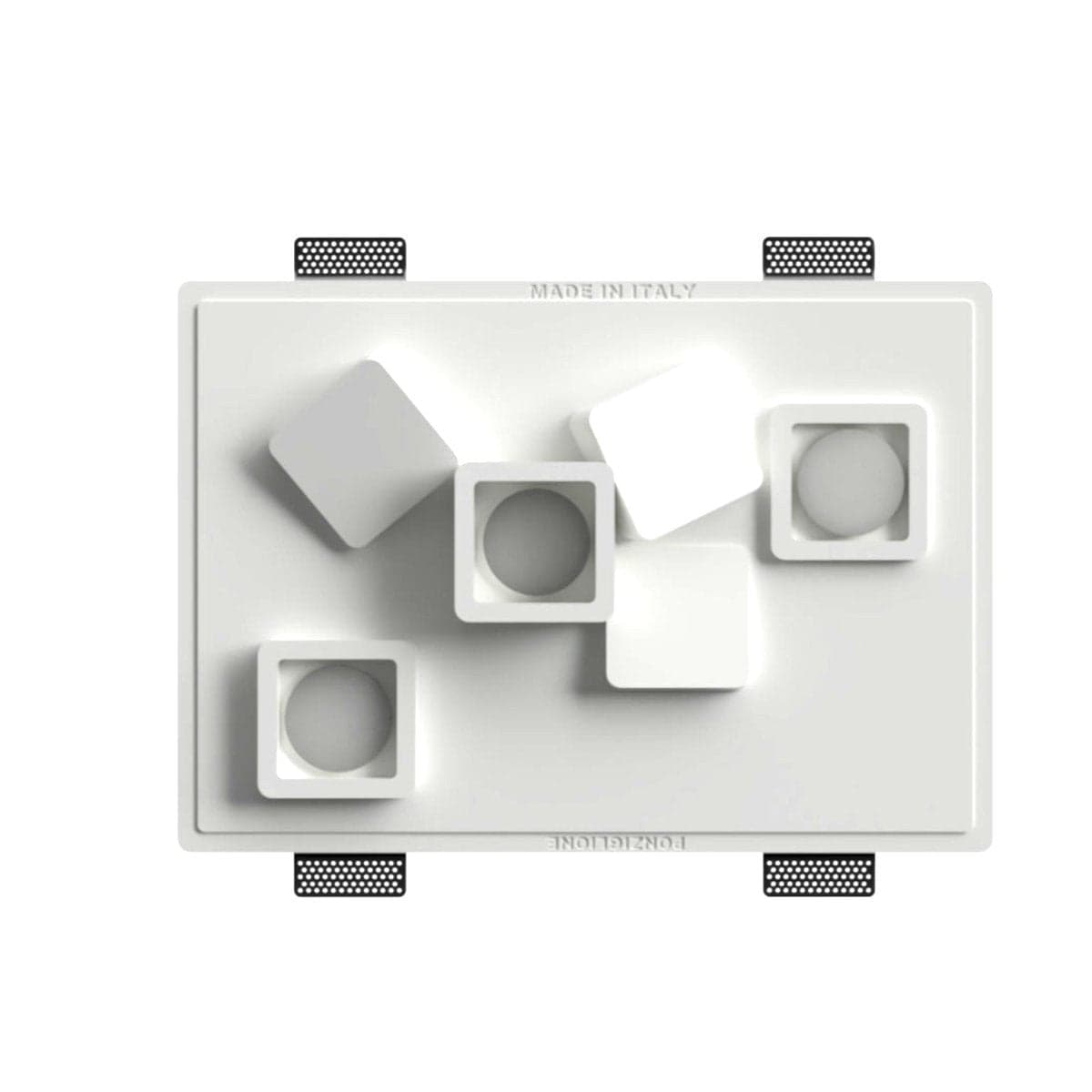 Faretto incasso Lampadari Bartalini ASE FP26 GX53 LED gesso verniciabile in Faretti da muro Lampadari Bartalini - Colle di Val d’Elsa, commercioVirtuoso.it