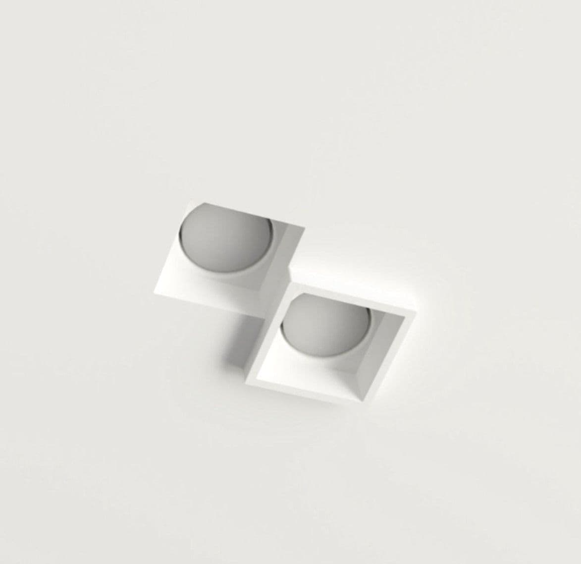 Faretto incasso Lampadari Bartalini OBUC 2 FP42 GX53 LED gesso verniciabile in Faretti da soffitto Lampadari Bartalini - Colle di Val d’Elsa, commercioVirtuoso.it