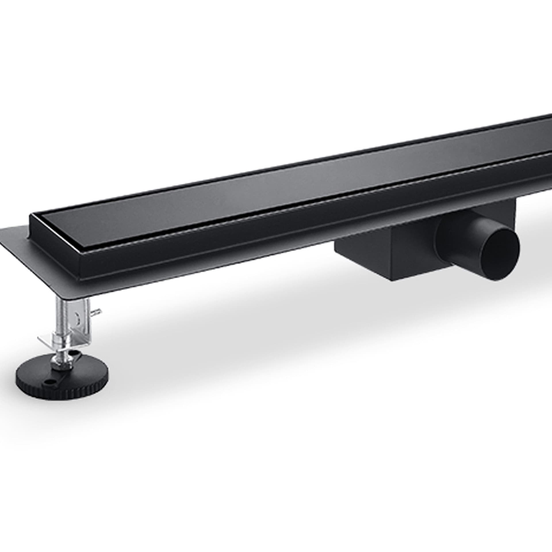 Canalina di scarico doccia Nera a pavimento 60cm in Drenaggio Mondialshop - Parabiago, commercioVirtuoso.it