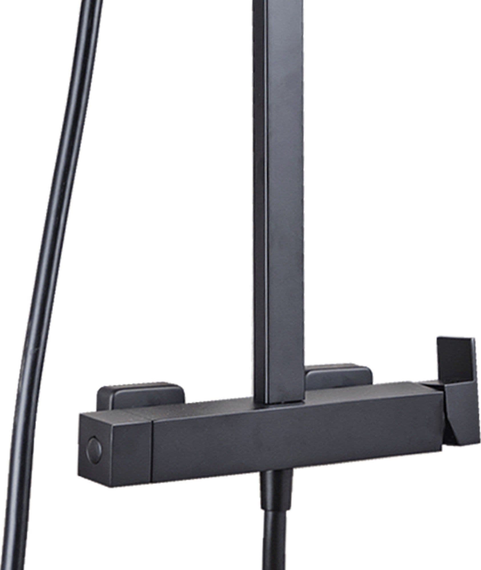 Colonna doccia Nera Quadrata Boitè BLACK in Rubinetti per vasca Mondialshop - Parabiago, commercioVirtuoso.it