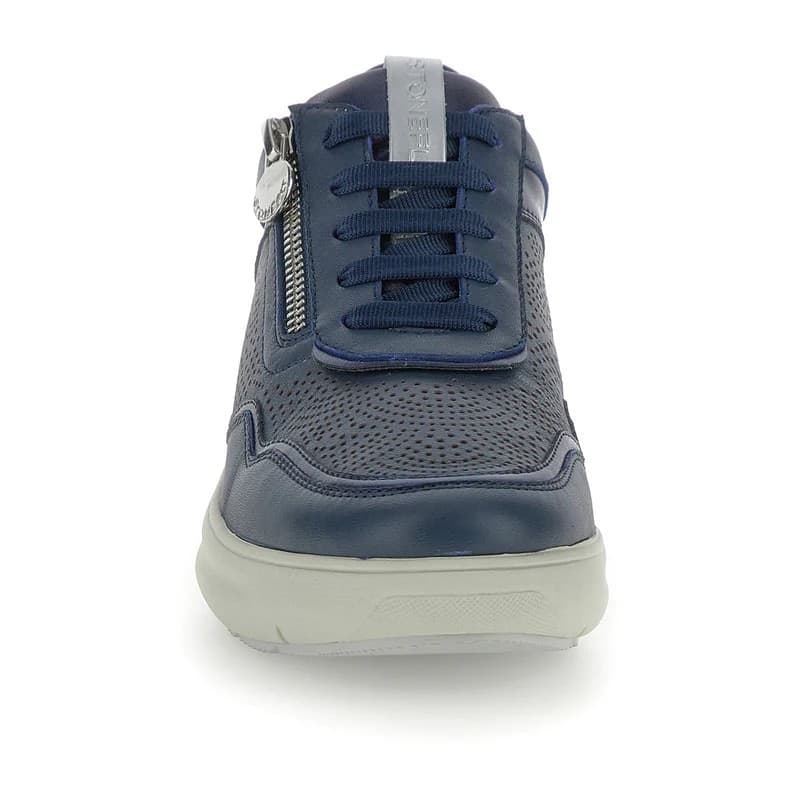 Stonefly sneakers donna Rock 30 nappa blu 222684 in Loafer e mocassini Teresi Calzature - Marsala, commercioVirtuoso.it