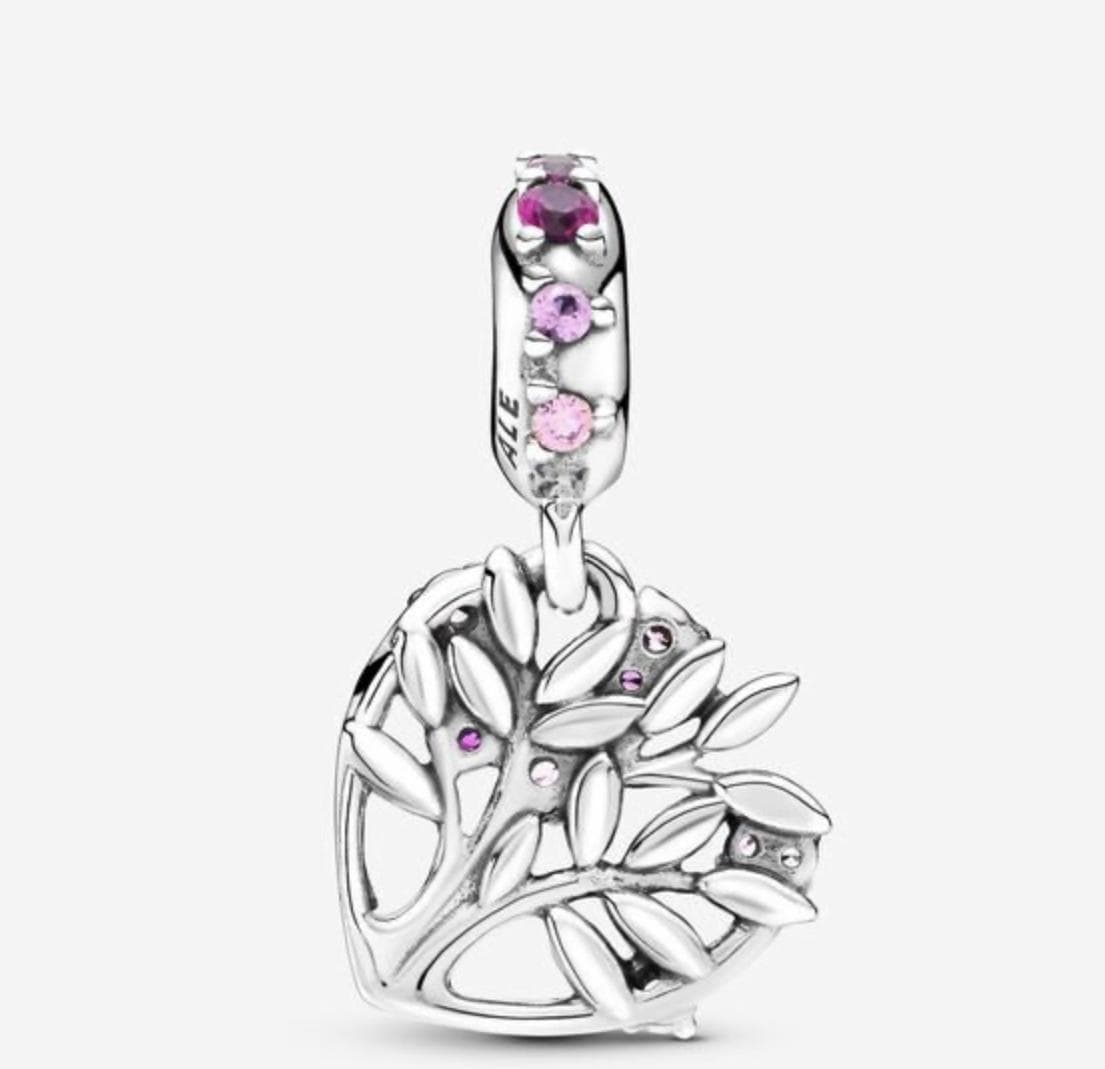 Pandora - Charm Pendente Albero della famiglia Pietre rosa in Bead Charm Alba Gioielli - Casoria, commercioVirtuoso.it