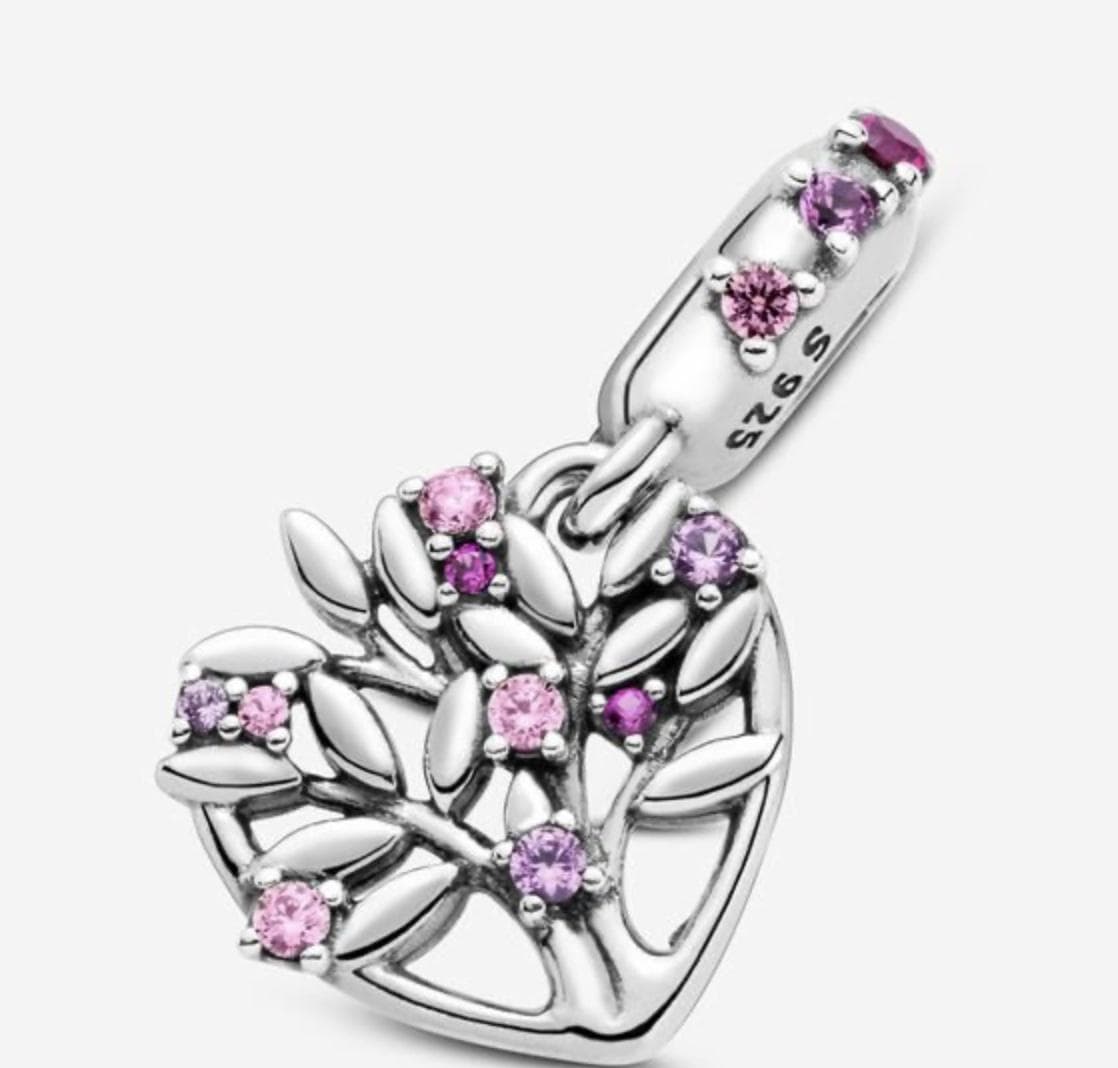 Pandora - Charm Pendente Albero della famiglia Pietre rosa in Bead Charm Alba Gioielli - Casoria, commercioVirtuoso.it