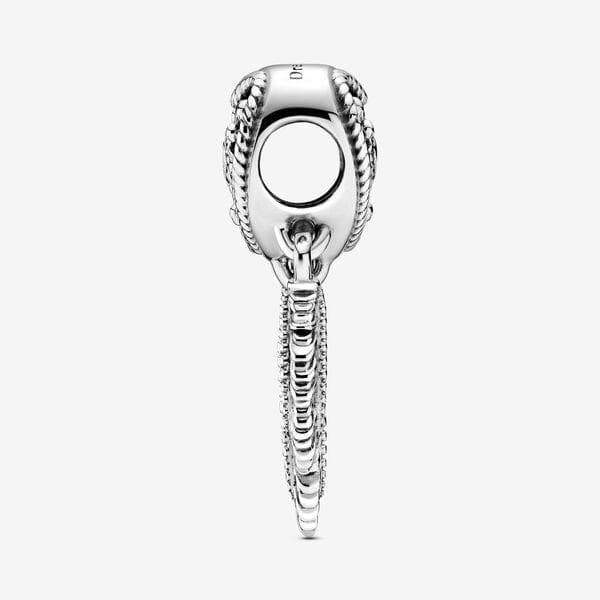 Pandora - Charm Openwork Acchiappasogni Cuore Tre Piume in Bead Charm Alba Gioielli - Casoria, commercioVirtuoso.it