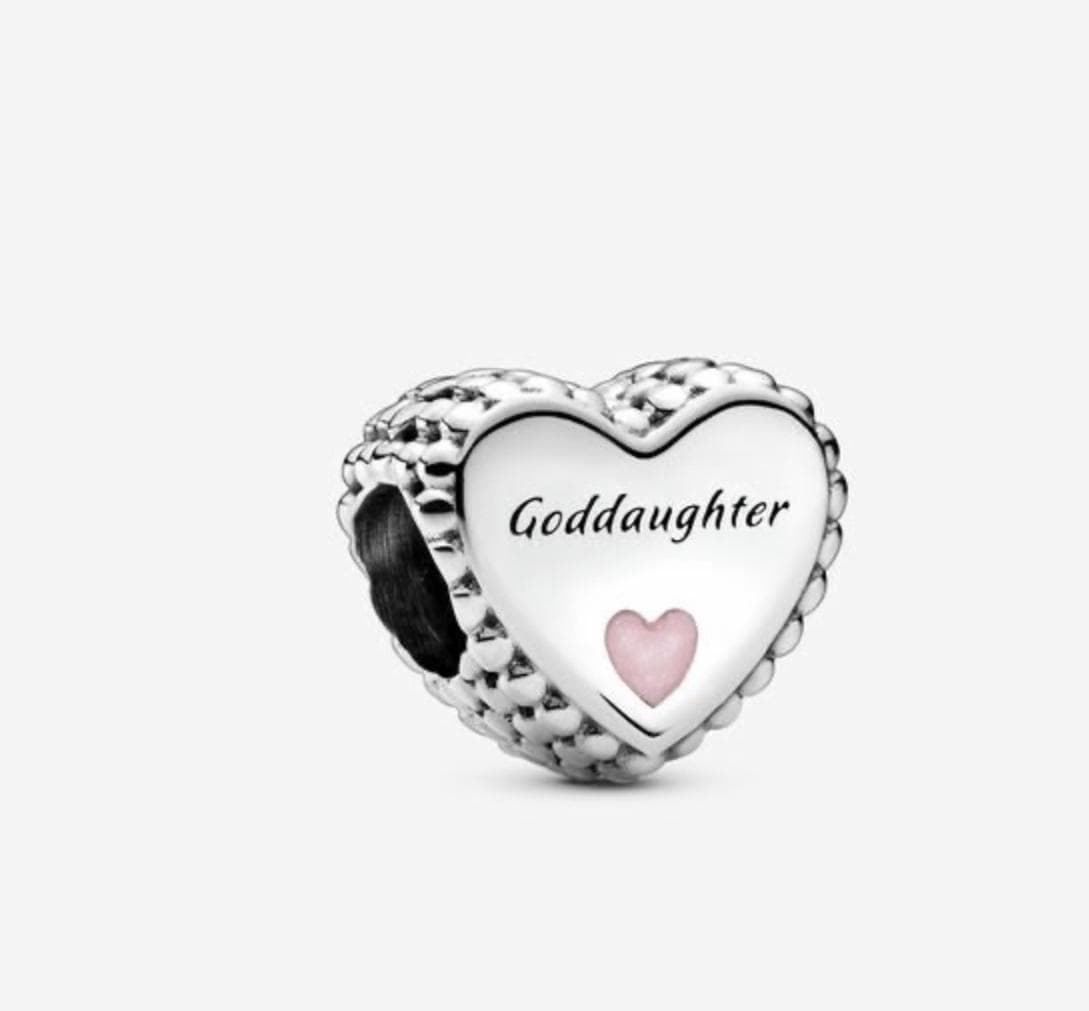 Pandora Charm a cuore Figlioccia