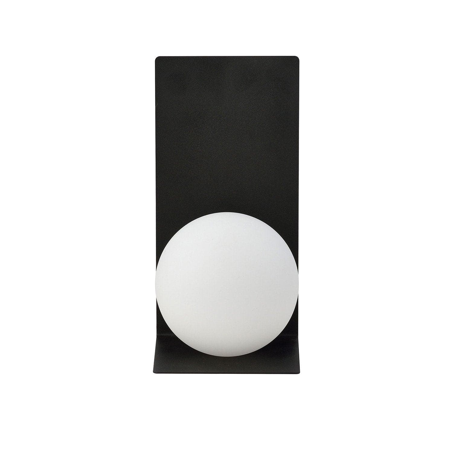 Applique Minimal 1 Luce Indiretta Form Con Base In Acciaio Nero E Vetro Opale in Applique LuceArt - Montecorvino Pugliano, commercioVirtuoso.it