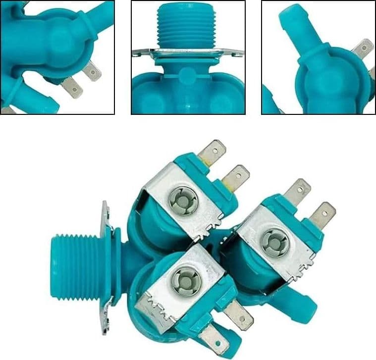 ELETTROVALVOLA 3 VIE 180° LAVATRICE SAMSUNG DC62-00142G 110-120V in prodotto EuroStore07 - Alatri, commercioVirtuoso.it