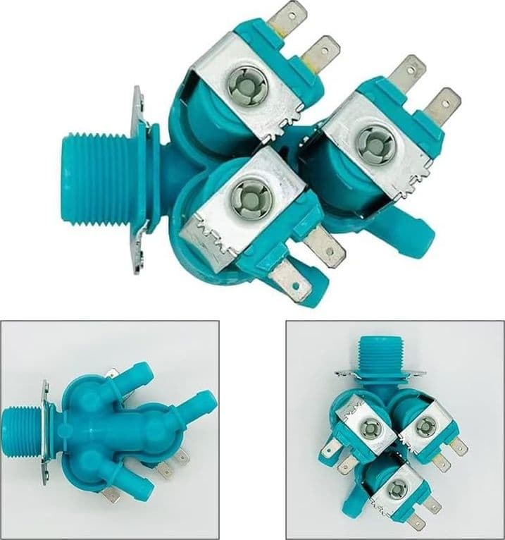 ELETTROVALVOLA 3 VIE 180° LAVATRICE SAMSUNG DC62-00142G 110-120V in prodotto EuroStore07 - Alatri, commercioVirtuoso.it