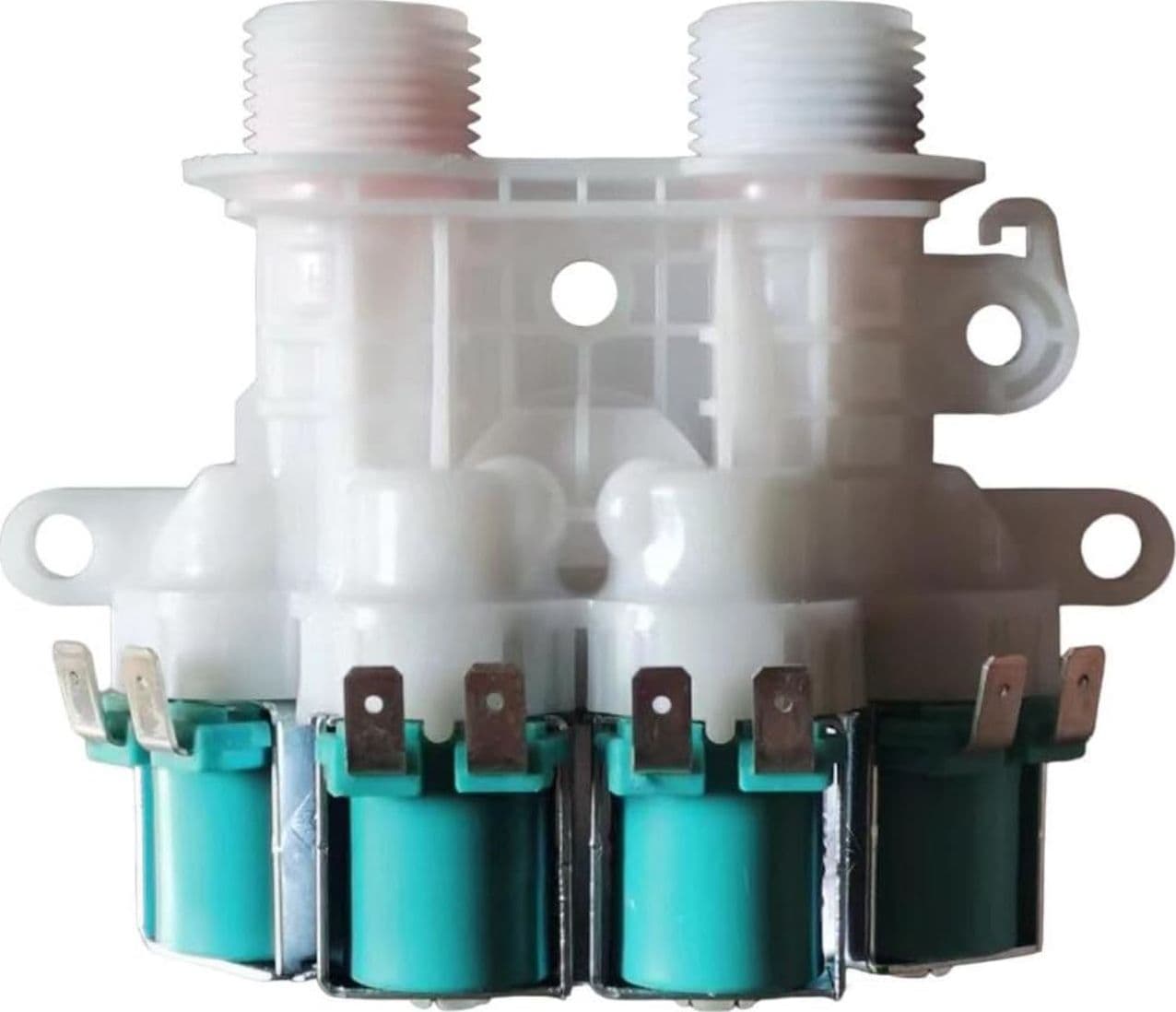 ELETTROVALVOLA 3 VIE 90° LAVATRICE WHIRLPOOL W10632527, W10758829, - 120 VOLT in prodotto EuroStore07 - Alatri, commercioVirtuoso.it