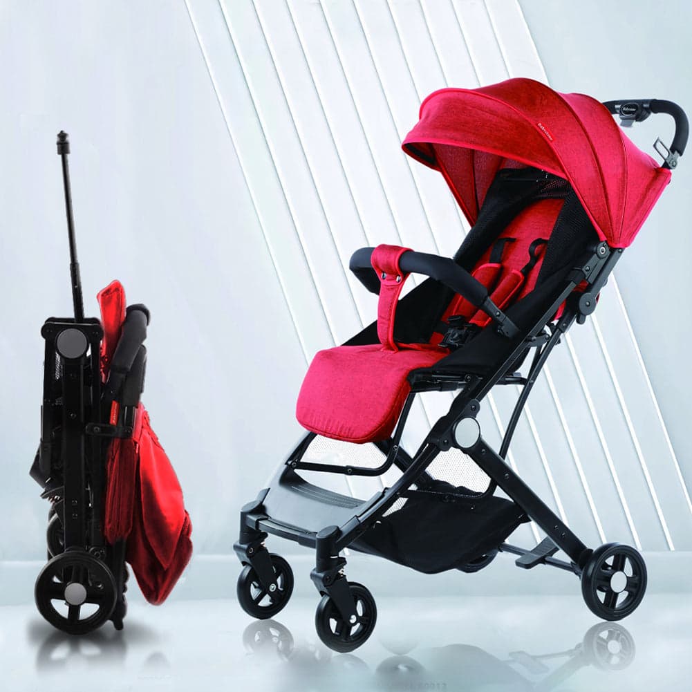 Passeggino Ultraleggero Chiusura Facilitata Salvaspazio Portata 15 kg Rosso in Passeggini compatti Danyx - Casoria, commercioVirtuoso.it
