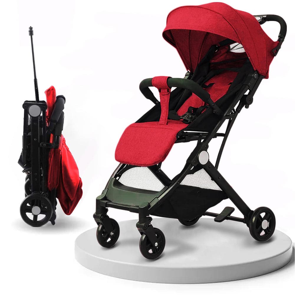 Passeggino Ultraleggero Chiusura Facilitata Salvaspazio Portata 15 kg Rosso in Passeggini compatti Danyx - Casoria, commercioVirtuoso.it