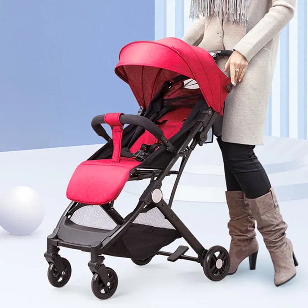 Passeggino Ultraleggero Chiusura Facilitata Salvaspazio Portata 15 kg Rosso in Passeggini compatti Danyx - Casoria, commercioVirtuoso.it