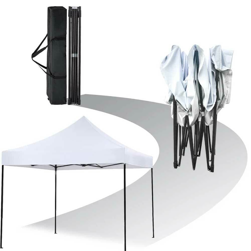 Gazebo 3x3 Pieghevole Impermeabile Richiudibile a Fisarmonica Professionale Bianco in Gazebo Danyx - Casoria, commercioVirtuoso.it