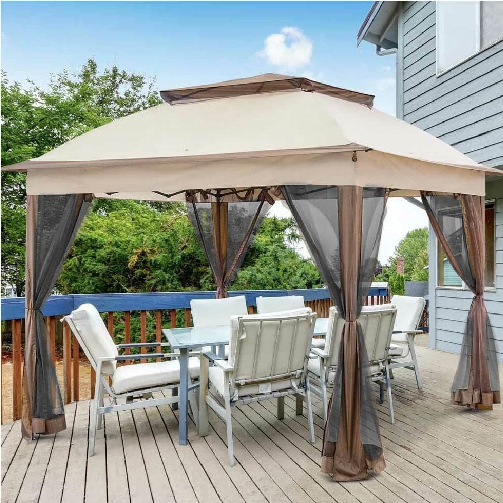 Gazebo da Giardino Pieghevole 3x3 con Zanzariere, Air Vent e Borsa per trasporto in Gazebo Danyx - Casoria, commercioVirtuoso.it