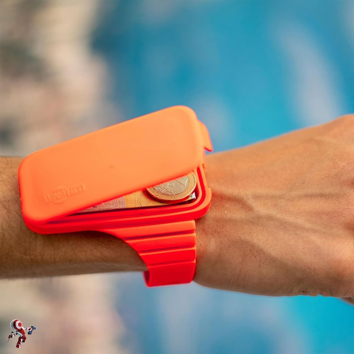 Moneytime - Portafoglio da Spiaggia - Bracciale Portamonete e Banconote in Portafogli Masterbrico - Longobardi, commercioVirtuoso.it