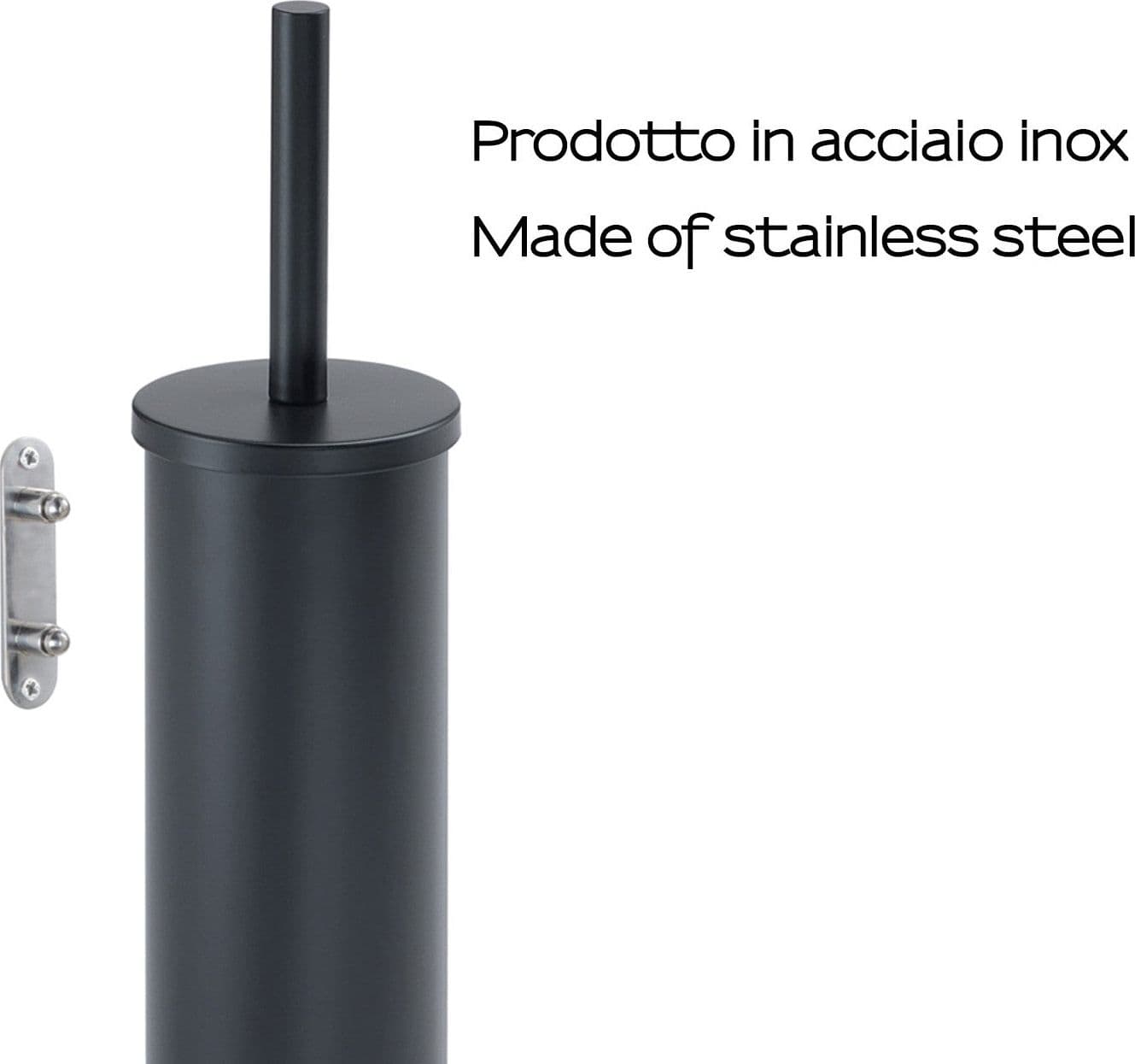 Scopino da Muro Opla Nero Matt | Eleganza e Minimalismo in Scopini e porta scopini Mondialshop - Parabiago, commercioVirtuoso.it