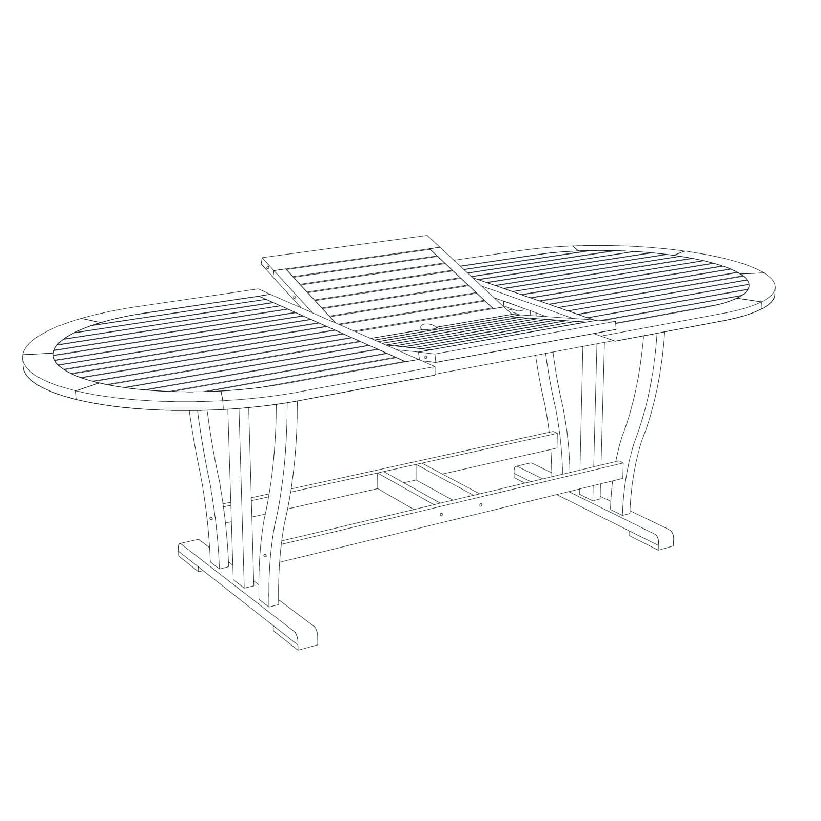 Tavolo Allungabile "leonardo" in Legno Di Acacia Da Giardino 150/200 X 90 Cm Giardino e giardinaggio/Arredamento da giardino e accessori/Tavoli e tavolini/Tavoli standard Decor Space - Altamura, Commerciovirtuoso.it