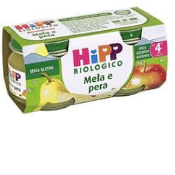 Hipp bio omogeneizzato mela pera 2vasettix80g